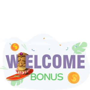What is the welcome bonus in online casinos